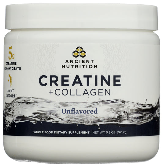 Ancient Nutrition Creatine + Collagen Unflavored 5.8oz