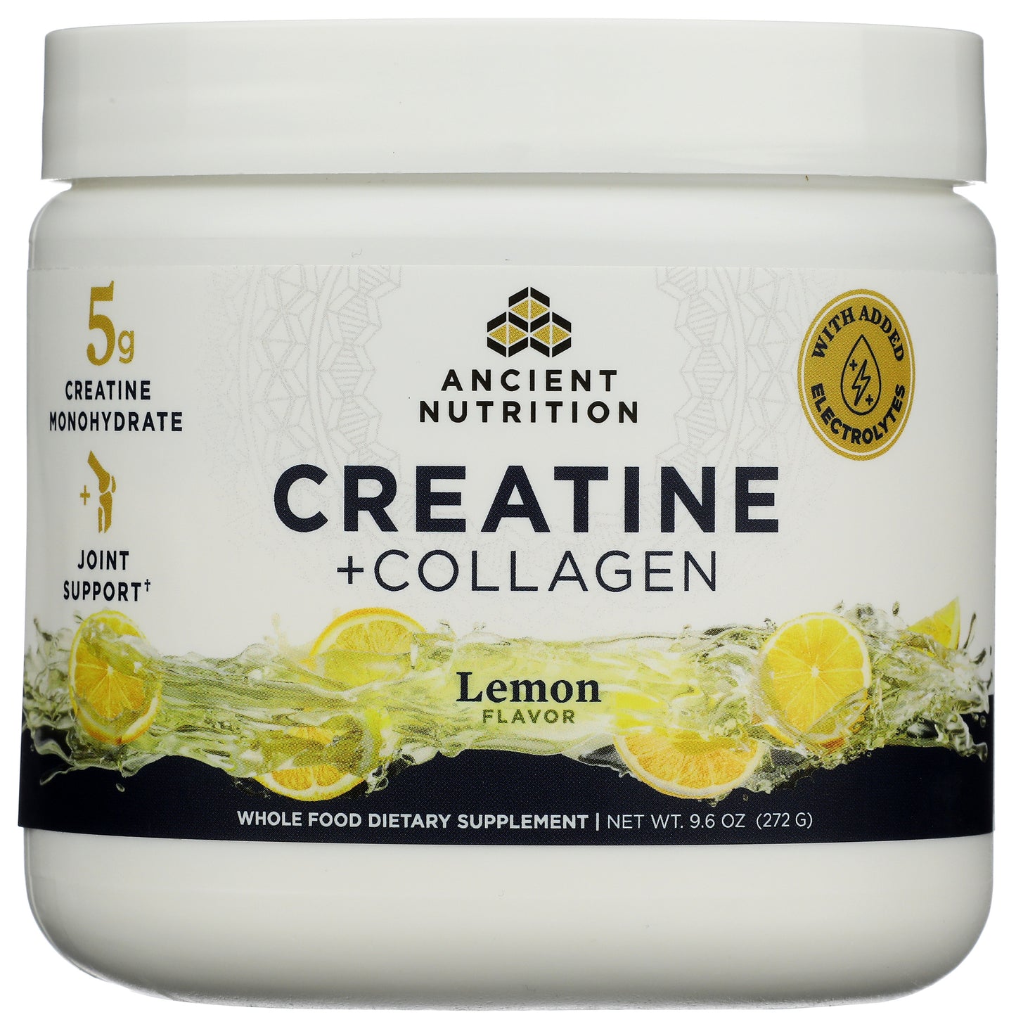 Ancient Nutrition Creatine + Collagen Lemon 30sv