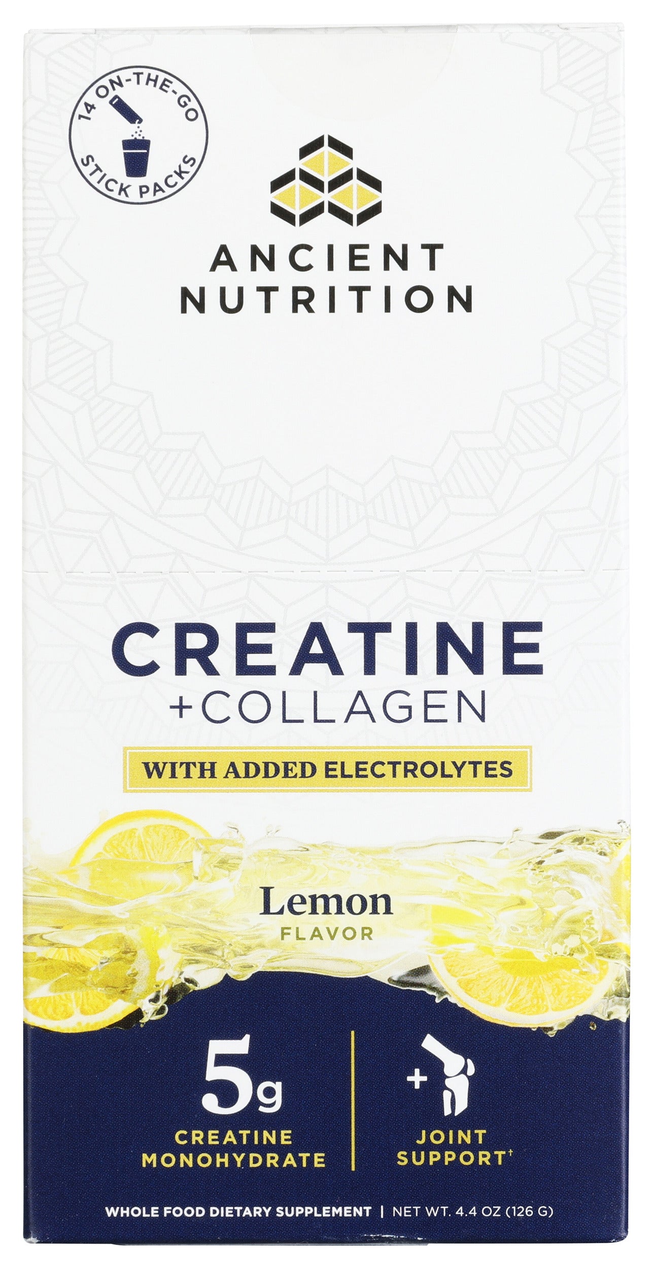 Ancient Nutrition Creatine+ Collagen Electrolytes 14ct