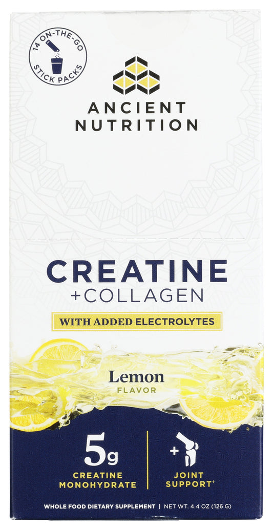 Ancient Nutrition Creatine+ Collagen Electrolytes 14ct