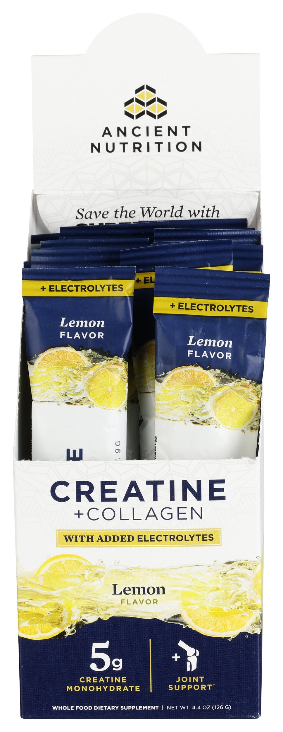 Ancient Nutrition Creatine+ Collagen Electrolytes 14ct