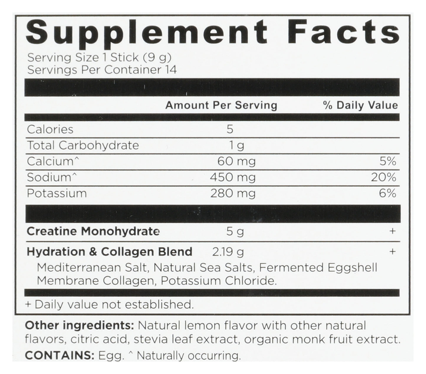 Ancient Nutrition Creatine+ Electrolytes Single