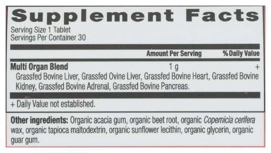 ANN Organs Blend Glandular 30ct