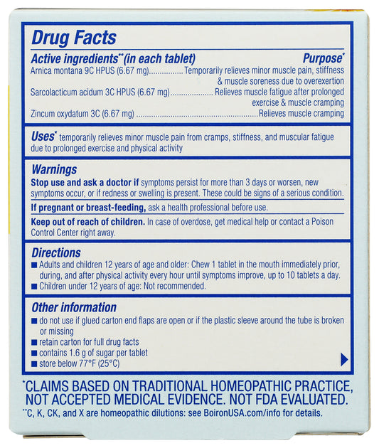 Boiron Arnicare Leg Cramps 33 Chewable Tablets