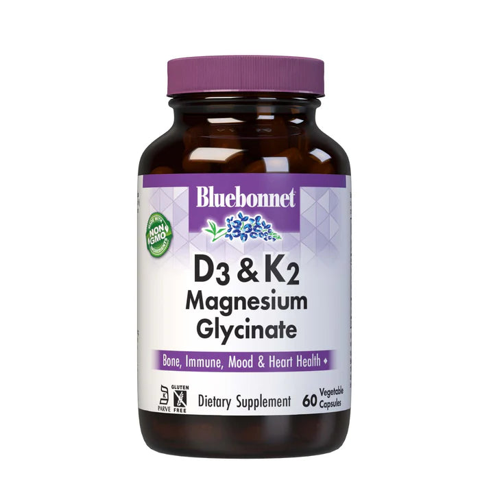 Bluebonnet D3/K2 & Mag Glycinate 60ct