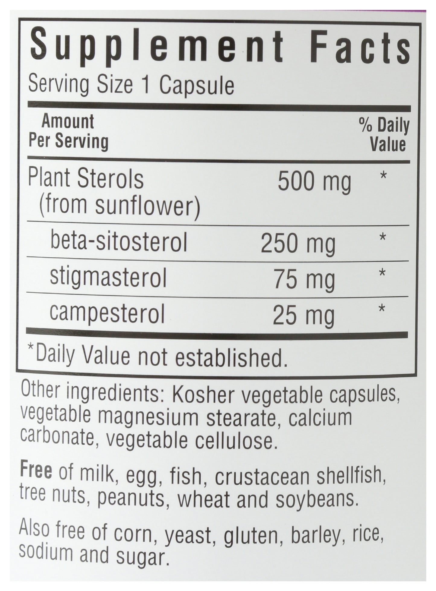 Bluebonnet Plant Sterols 90ct