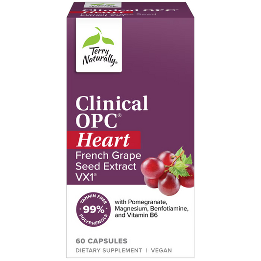 Terry Naturally Clinical OPC Heart Grape Seed Extract 60 Capsules