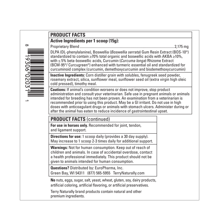 Terry Naturally Curamax Pellets 1lb