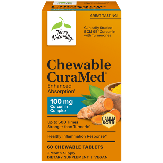 Terry Naturally CuraMed 100mg CHEWABLE 60ct
