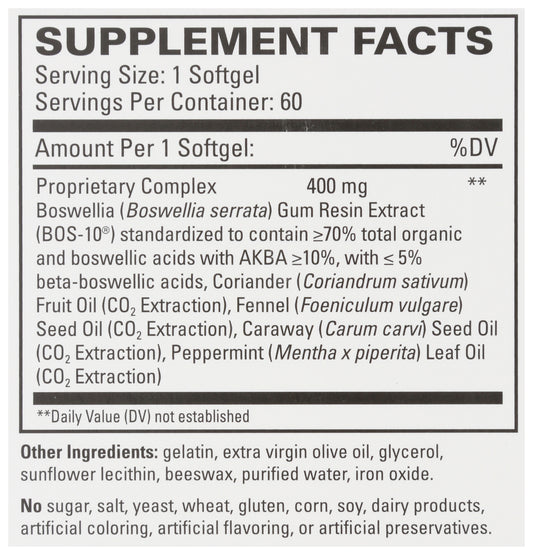 Terry Naturally BosMed Intestinal Bowel Support 60 Softgels