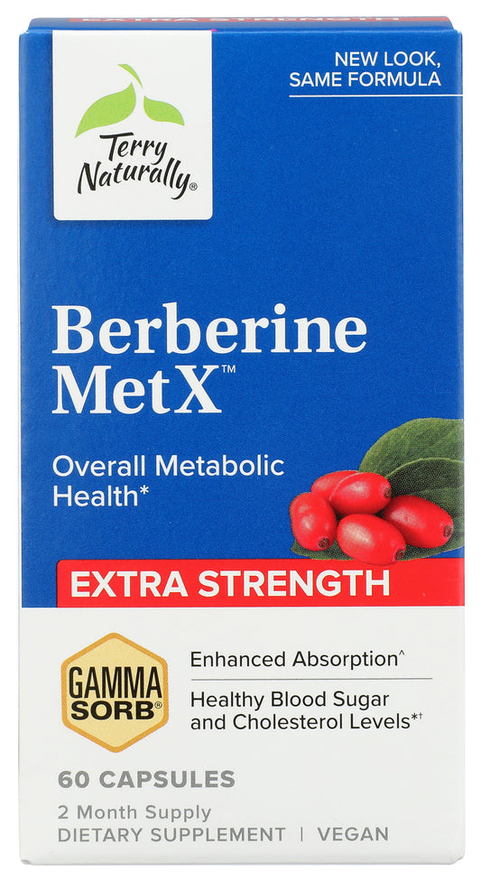 Terry Naturally Berberine MetX Ultra Absorption 60 Capsules