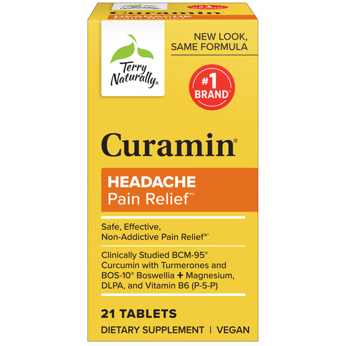 Terry Naturally Curamin Headache Relief 21tb