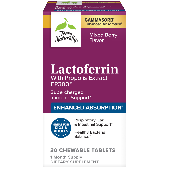 Terry Naturally Lactoferrin w/ Propolis 30ct