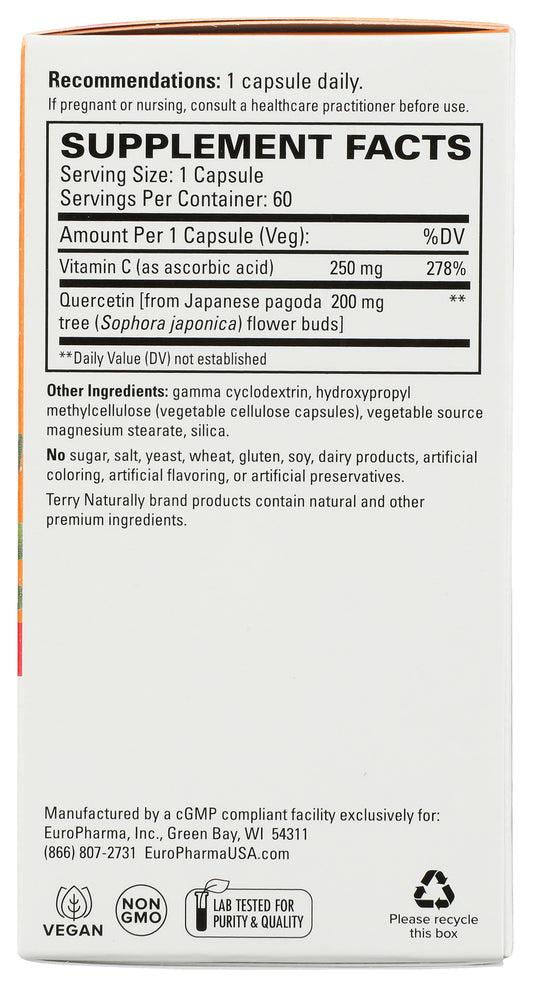 Terry Naturally Quercetin w/Vit C 60ct