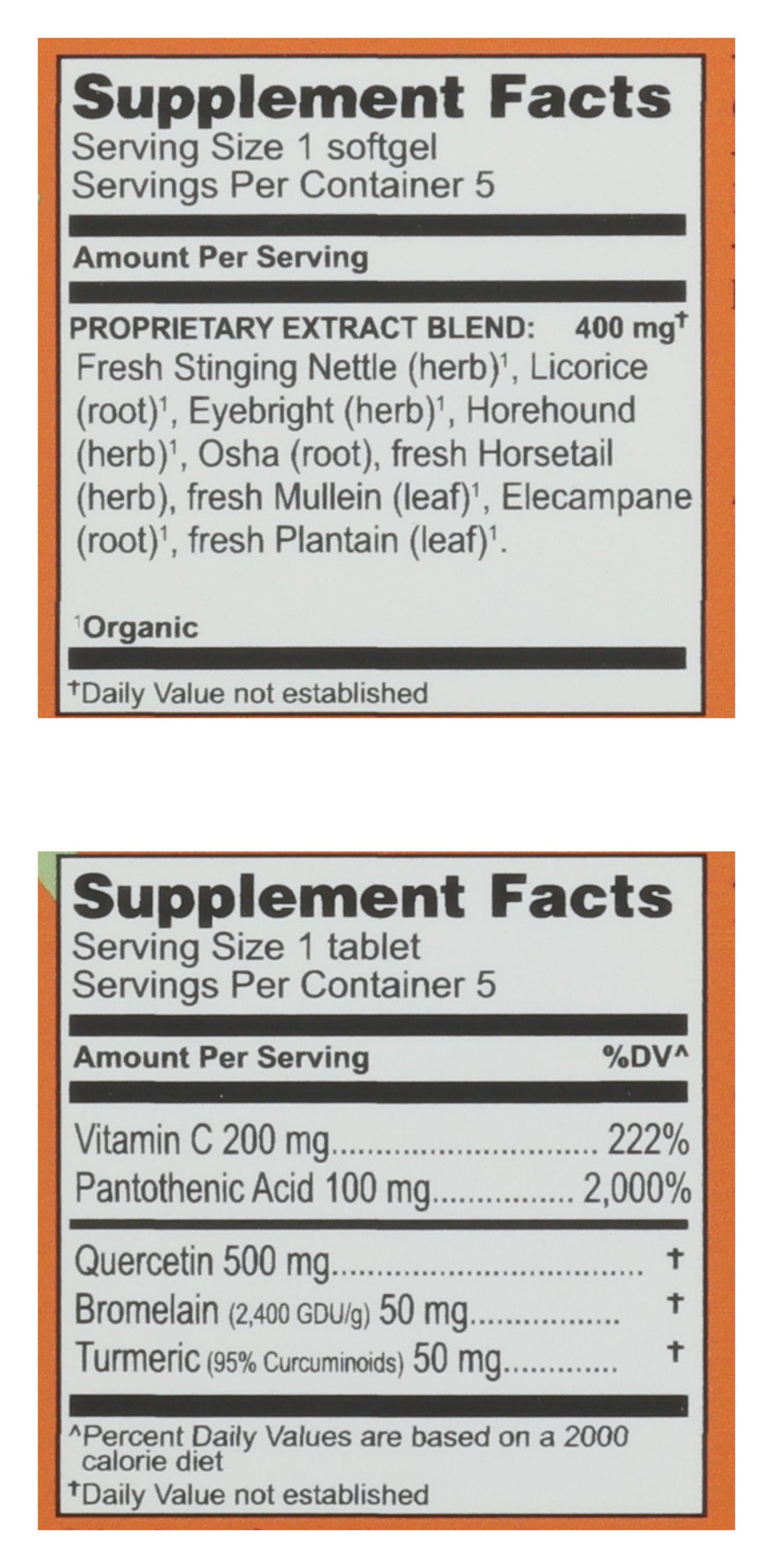 Herbs Etc. Allergy ReLeaf System 5 Softgels