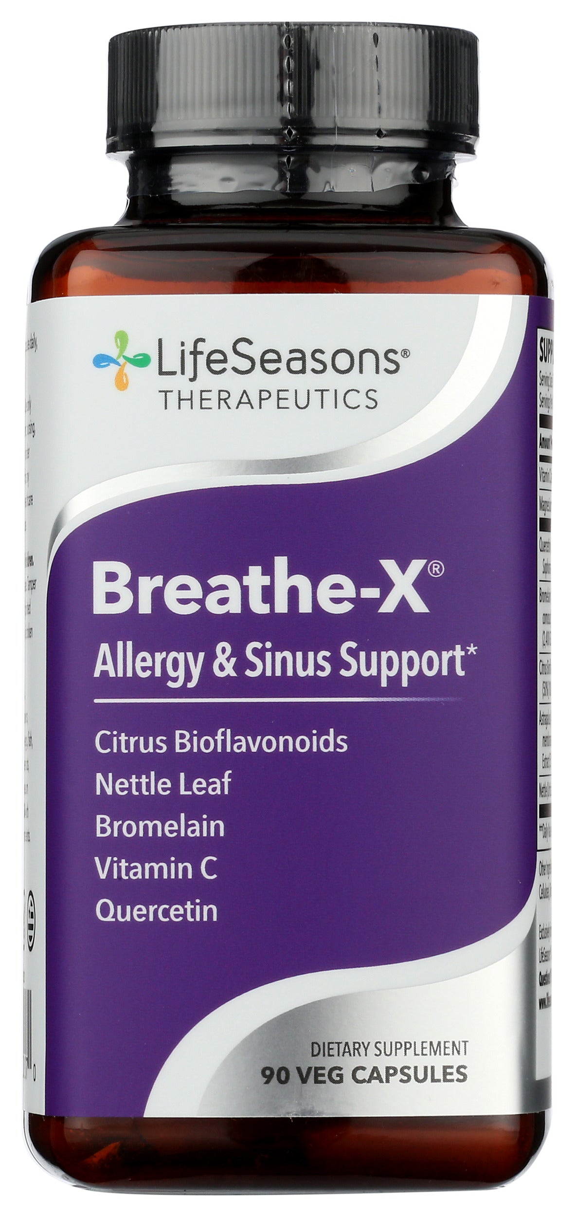 LifeSeasons Breathe-X 90 Veg Capsules