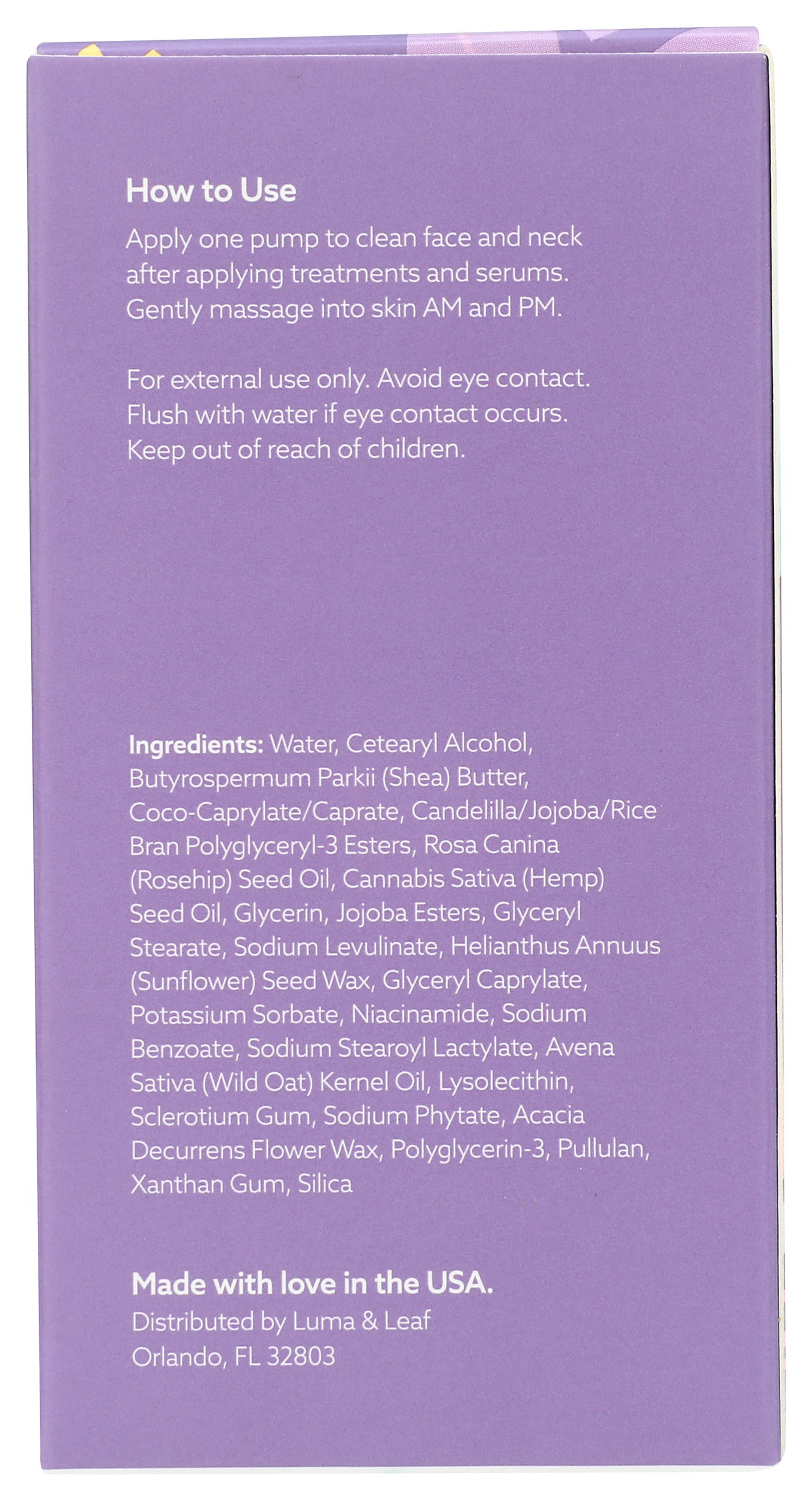 Luma & Leaf Relief & Repair Moisturizer