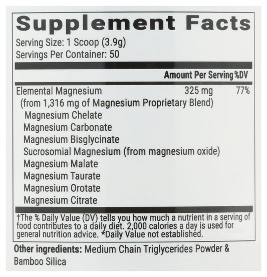 BIOptimizers 6.88oz Magnesium Breakthrough Unflavored
