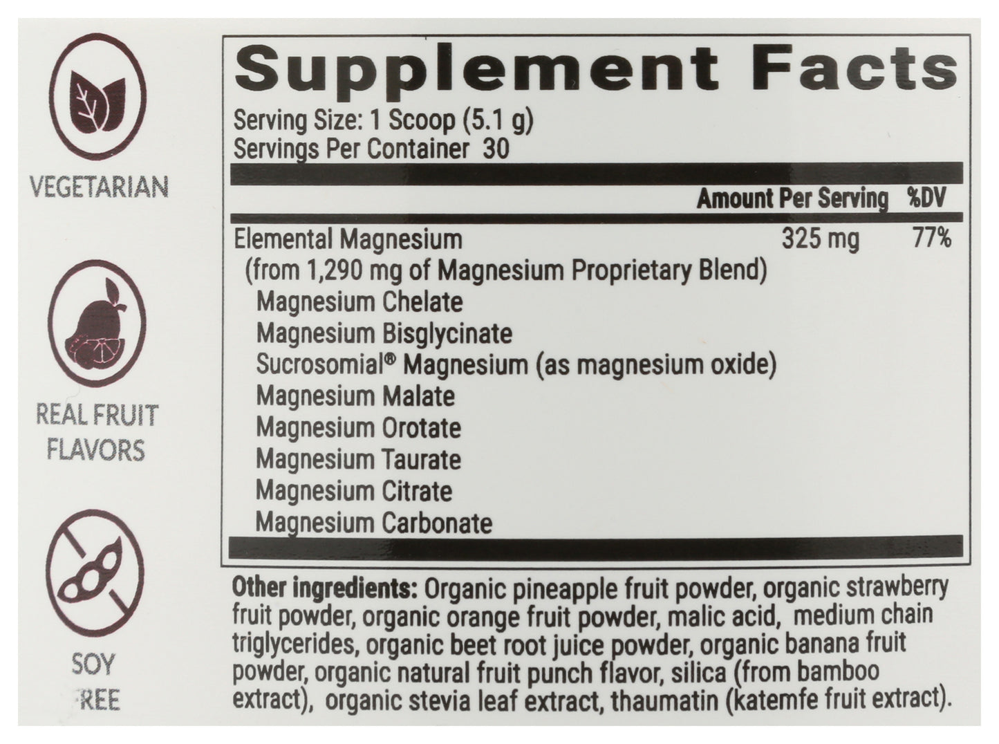 BIOptimizers Magnesium BreakThrough Fruit Punch 6.7oz