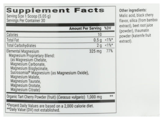 BIOptimizers Magnesium Breakthough Tart Cherry