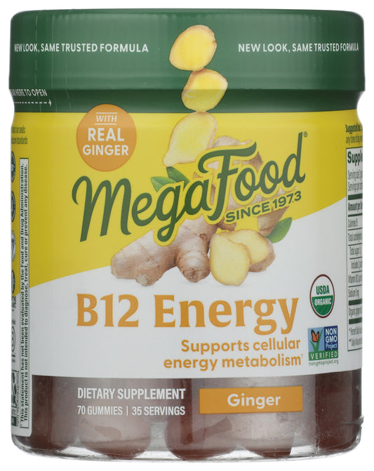 MGF B12 Energy Gummies Ginger