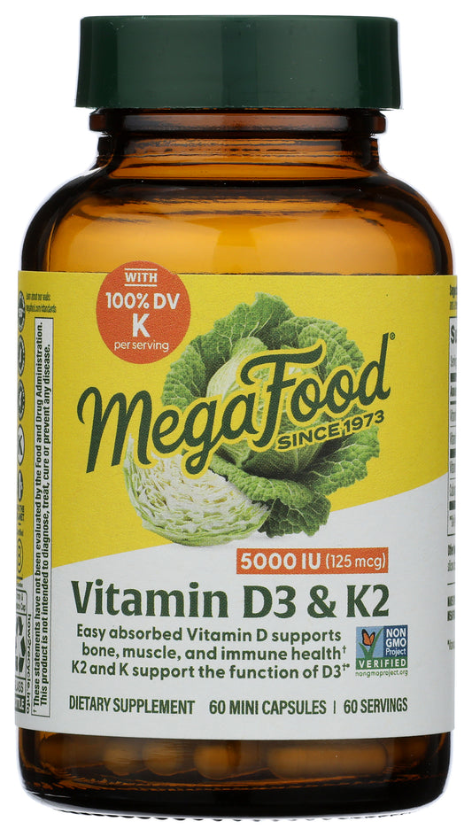 MGF Vit D3 5000 IU w/ K & K2 60 ct