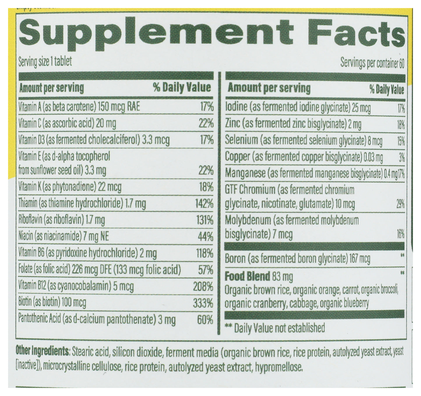 MGF Kids One Daily 60 ct