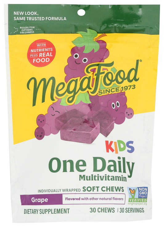 MGF Kids One Daily Multivitamin Soft Chews Grape