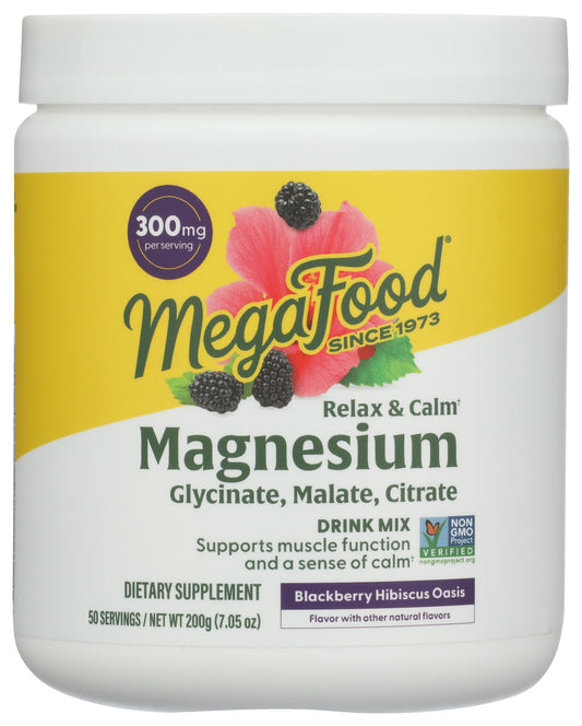 MGF Relax + Calm Mag Powder Blackberry Hibiscus