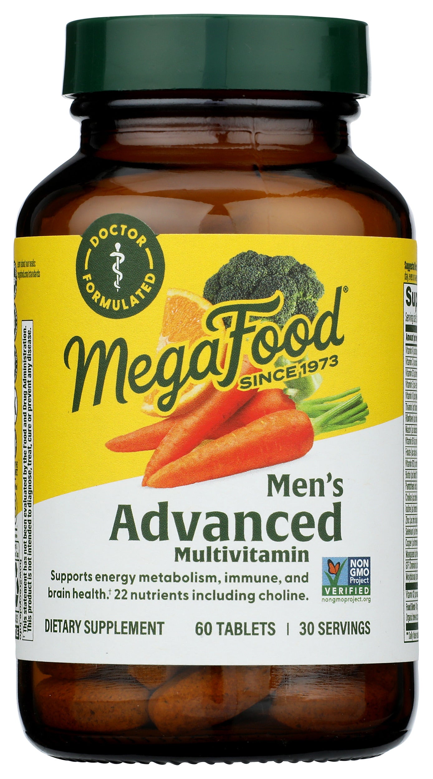 MegaFood Mens Advanced Multivitamin 60 ct