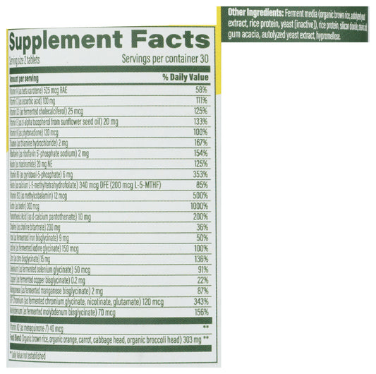 MegaFood Womens 40+ Advanced Multivitamin 60 ct