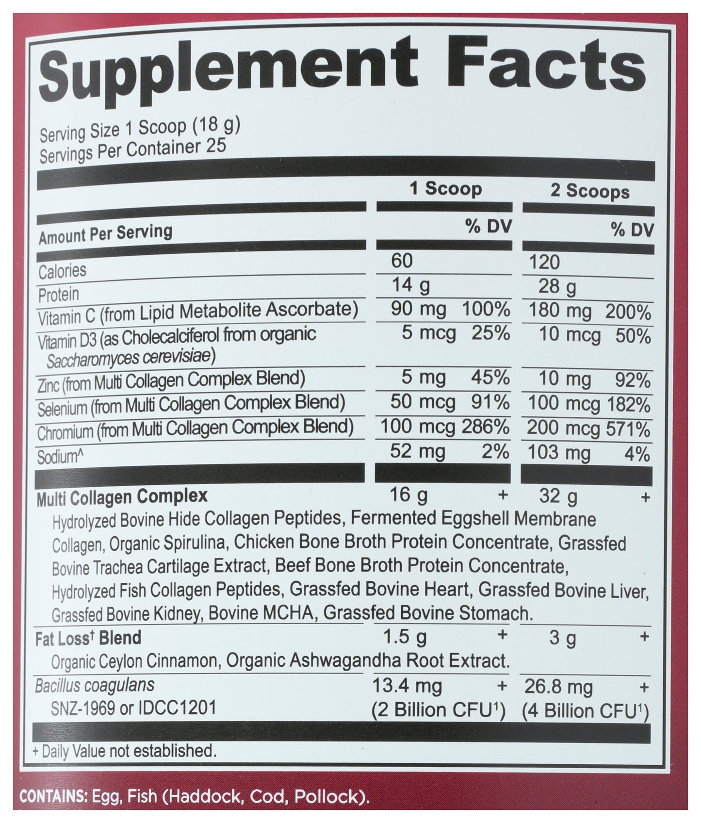 Ancient Nutrition Multi Collagen Lean 15.9oz