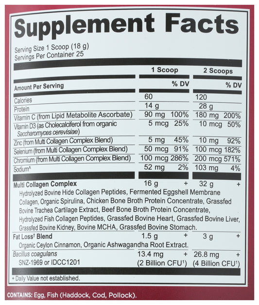 Ancient Nutrition Multi Collagen Lean 15.9oz