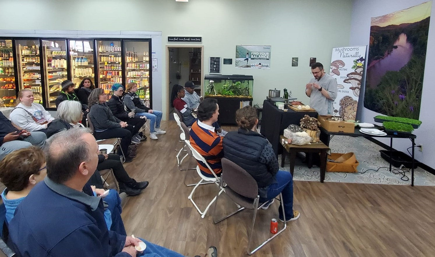 Mushrooms Naturally Special Events Class at Nutrition Stop