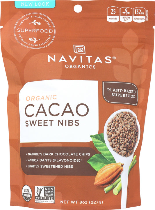 Navitas Organic Sweet Cacao Nibs 8oz