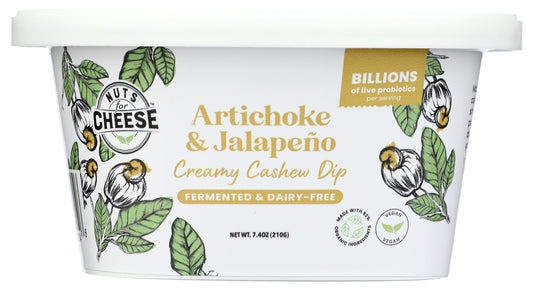 Nuts for Cheese Artichoke Jalapeno