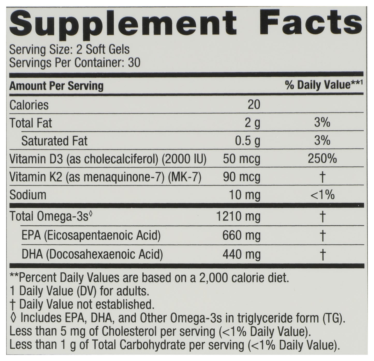 NN AlgaeOmega D3K2 60ct