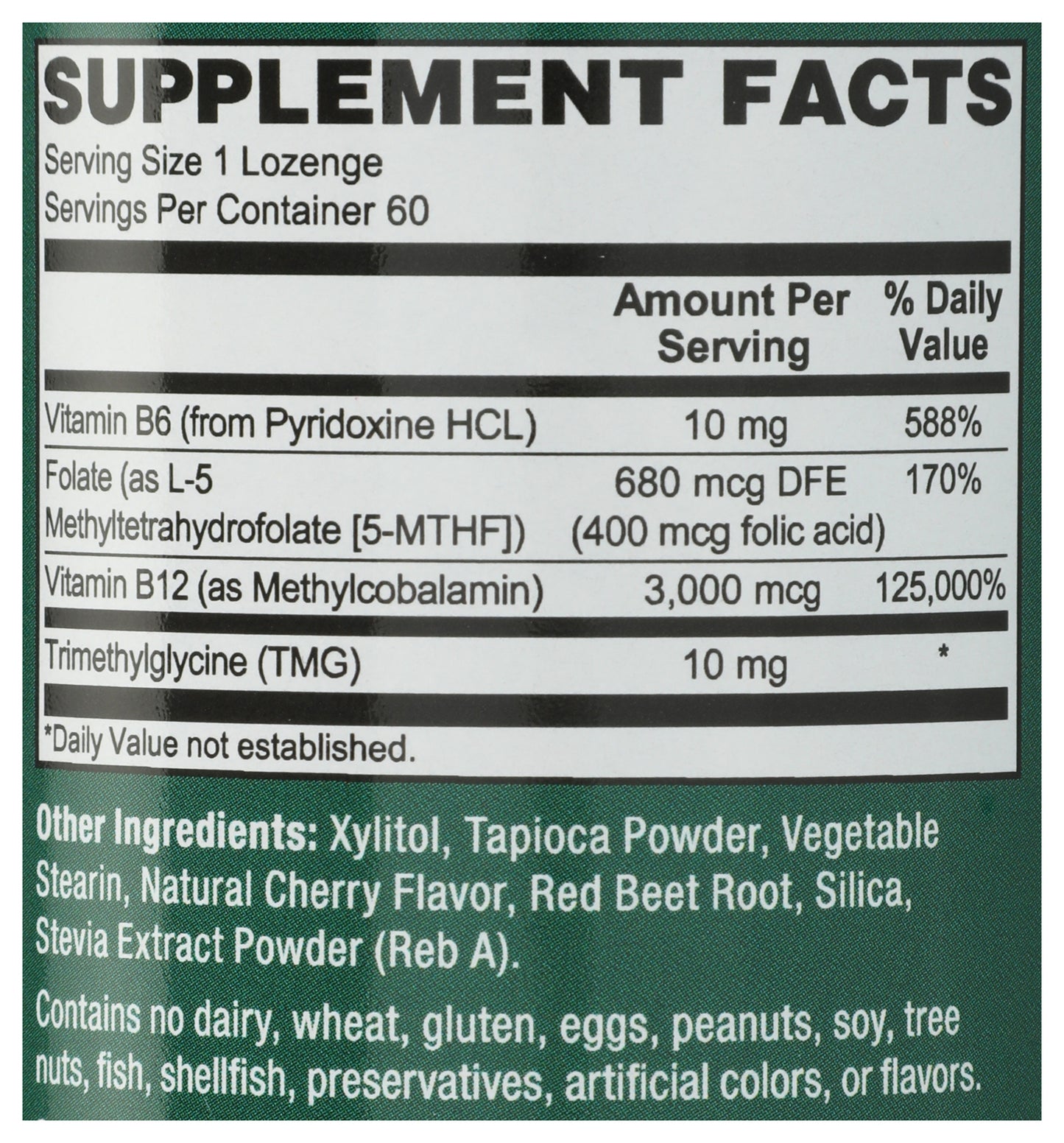 Plant Fusion Methyl B12 & Folate 60ct