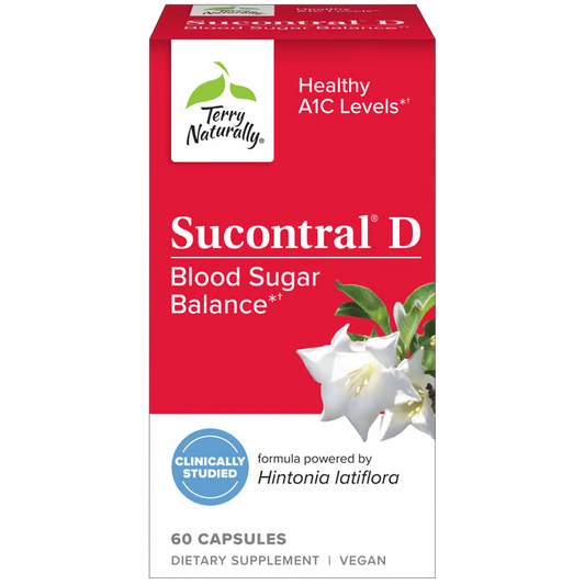Terry Naturally Sucontral D Blood Sugar Balance 60 Capsules