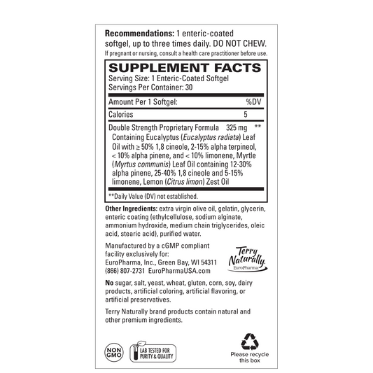 Terry Naturally Sinucare Extra Strength 30ct