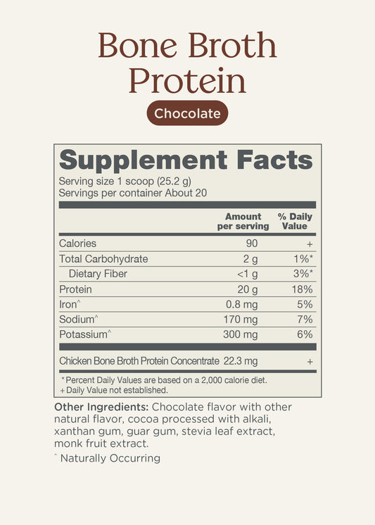 The Good Collective Bone Broth Protein Chocolate
