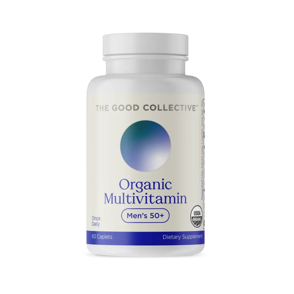 The Good Collective Organic Mens 50+ Multivitamin 60ct