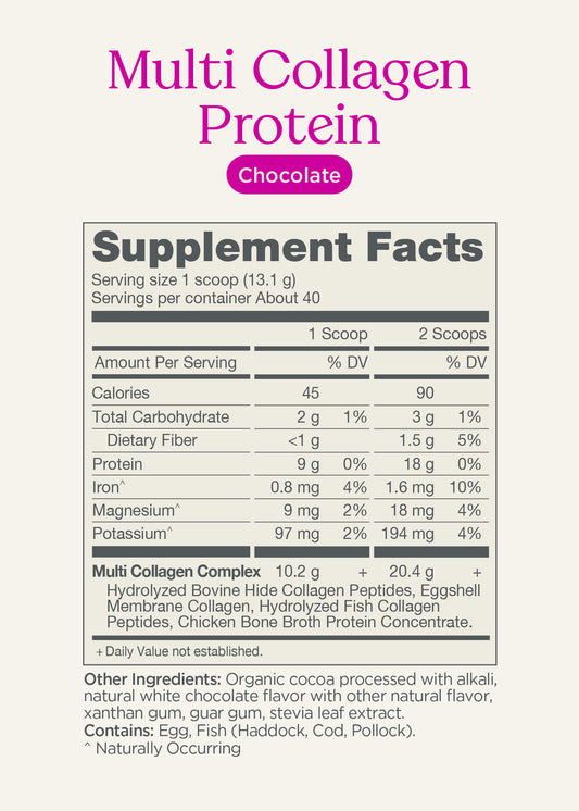The Good Collective Multi Collagen Protein Chocolate