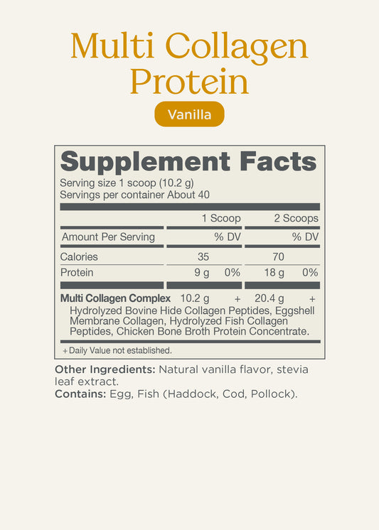 The Good Collective Multi Collagen Protein Vanilla