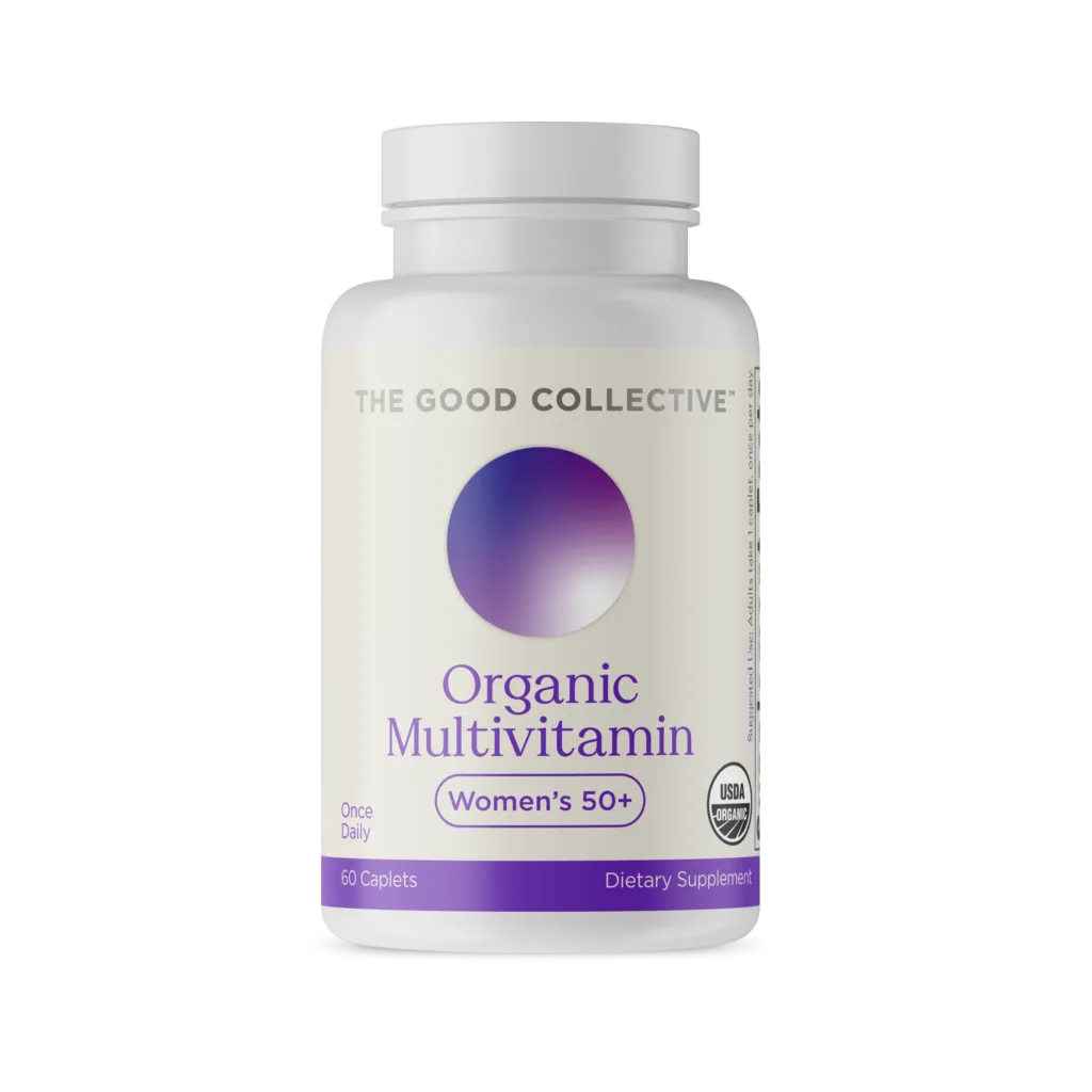 The Good Collective Organic Womens 50+ Multivitamin 60ct