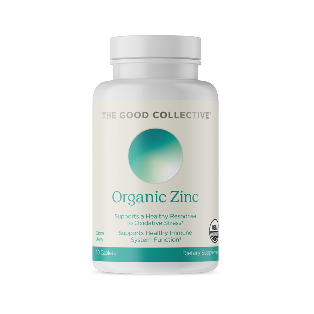The Good Collective Organic Zinc 60ct