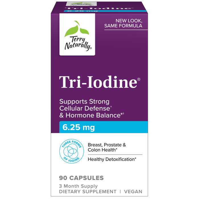 Terry Naturally Tri-Iodine 6.25mg 90 Capsules