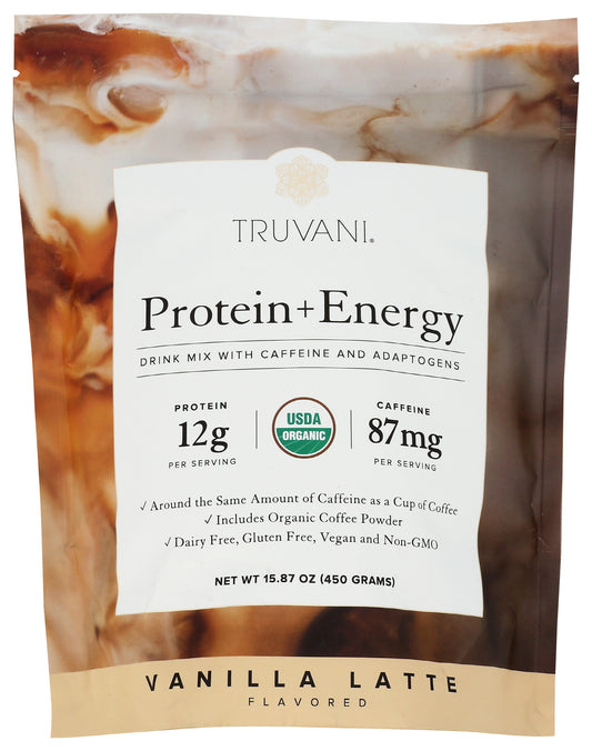 Truvani Vanilla Latte Protein + Energy 15oz