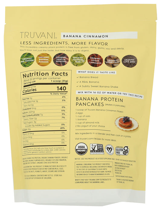 Truvani Banana Cinnamon 20sv