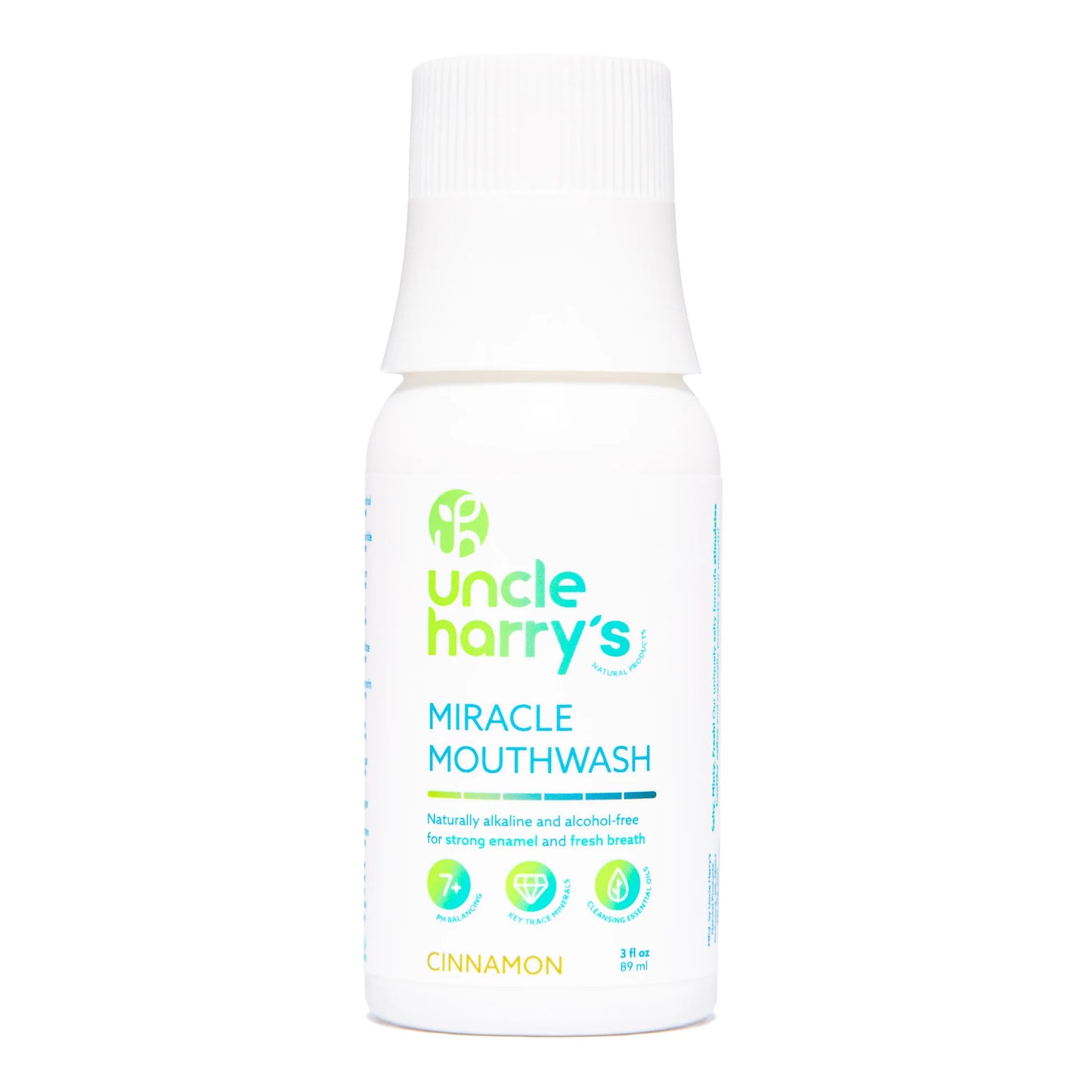 Uncle Harrys Miracle Mouthwash Cinnamon 3oz